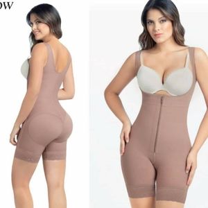 NEW nude Faja Colombiana Body Shaper with straps and zipper closure 5XL